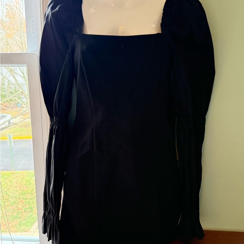 MAJORELLE Black Long Sleeve Dress